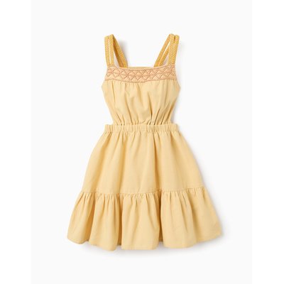 Robe en Coton et Lin avec Perles ZIPPY