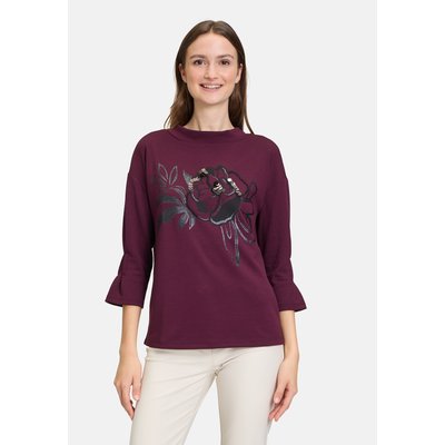 Sweat-shirt à manches en trompette BETTY BARCLAY