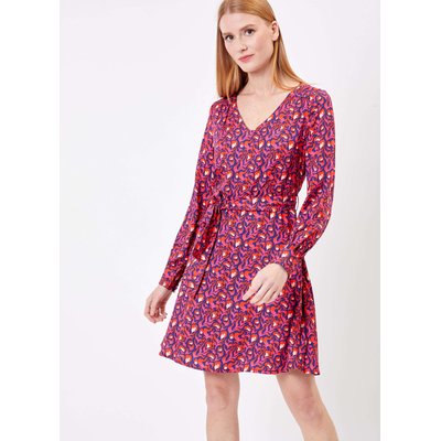 Robe imprimée ajustée doublée TINOU PRINCESSE NOMADE