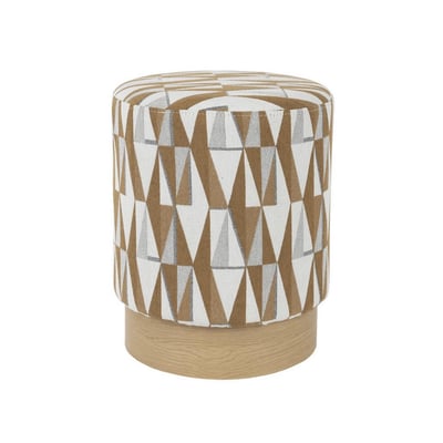Tabouret pouf en tissu - ZIGGY MATHI DESIGN