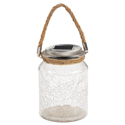 Bocal verre et bois déco & design diffuse lumière 15 cm WATT ET HOME