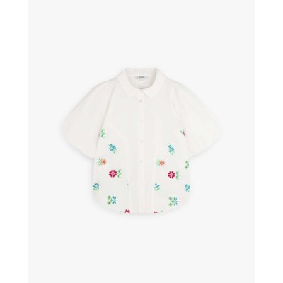 Chemise à broderie croisée SCALPERS