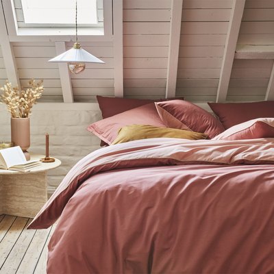 Housse de couette bicolore en coton, BONS JOURS ETINCELLE ESSIX