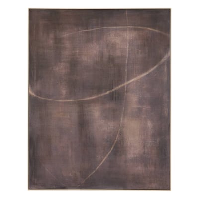 Toile peinte encadrée rectangulaire en pin BEN ATMOSPHERA