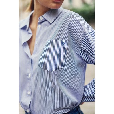 Chemise ample, coton rayé, manches longues CORALIA LA PETITE ETOILE