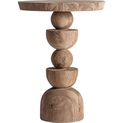 Table d'appoint bois de manguier flow RECOLLECTION