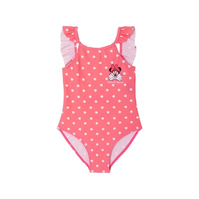 Maillot de bain 1 pièce Disney® Minnie imprimé pois VERTBAUDET
