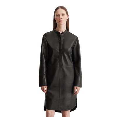 Robe en cuir en cuir d'agneau souple MARC O'POLO
