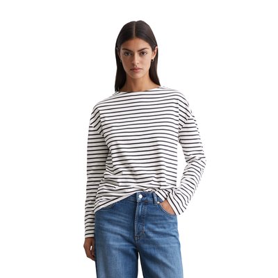 T-shirt Breton relaxed en coton organique MARC O’POLO DENIM
