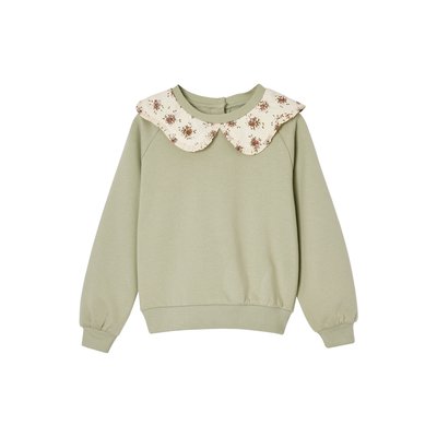 Sweat col fantaisie imprimé VERTBAUDET