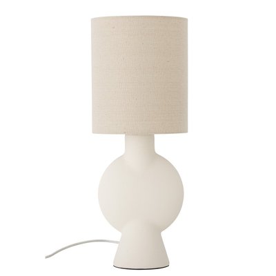 Lampe de table chic grès lin  Sergio BLOOMINGVILLE