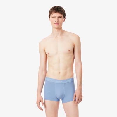 Lot de 3 boxers courts jersey stretch marquage LACOSTE
