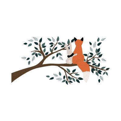 Stickers XL les amis, M. FOX LILIPINSO
