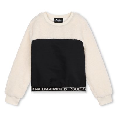 Sweat-shirt bimatière KARL LAGERFELD KIDS