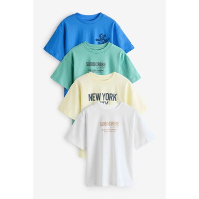 T-shirt manches courtes, lot de 4 NEXT