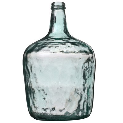 Vase dame Jeanne 10L verre recyclé D24.5 H40 DECORATIE