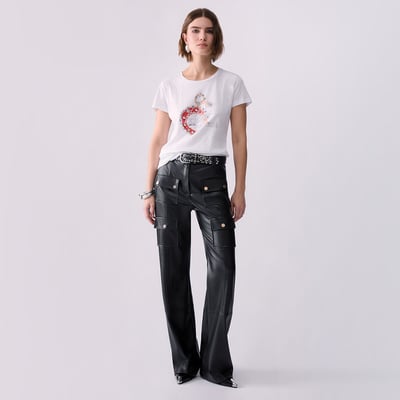 T-shirt avec broderie bijou LIU JO