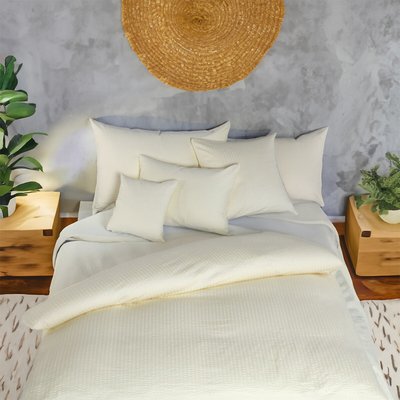 Seersucker Duvet cover - cream EUROPE & NATURE 
