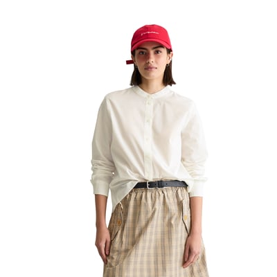 Blouse avec détail de plis regular en pur coton bio MARC O’POLO DENIM