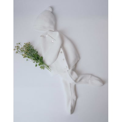 Ensemble 3 pièces en maille de coton ZIPPY