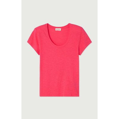 Jacksonville Scoop Neck T-Shirt with Short Sleeves AMERICAN VINTAGE