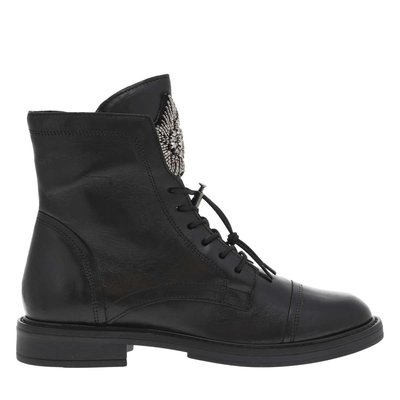 Bottines cuir talon décroché bas MJUS