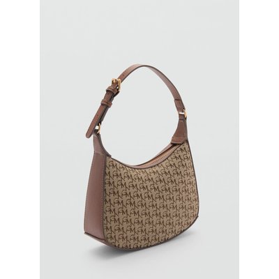 Sac porté épaule imprimé logo MANGO