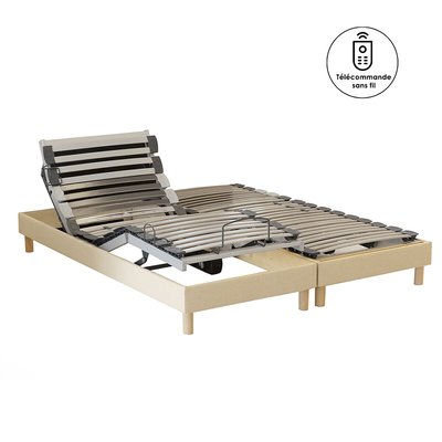 Lit électrique à latte revêtement tissu LA REDOUTE INTERIEURS