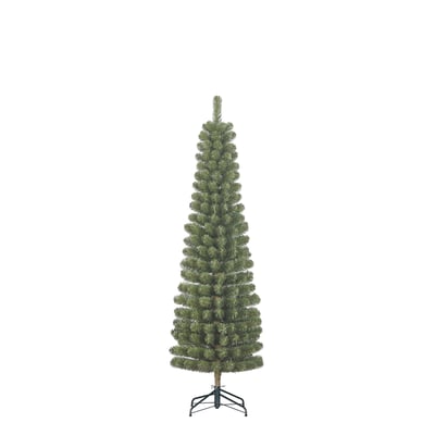 Sapin de Noël artificiel étroit H185 cm CHARLTON BLACK BOX TREES