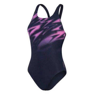 Maillot de bain 1 pièce motif/style graffiti HYPER BOOM SPEEDO