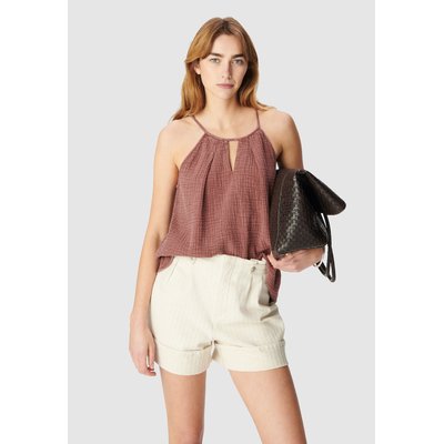 Top sans manches col rond coupe loose IKKS