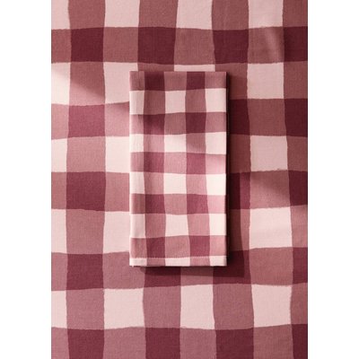 Serviettes de table coton à carreaux MANGO HOME