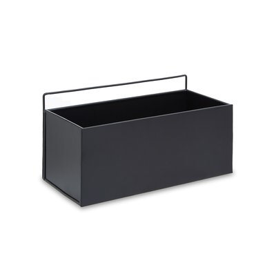30cm Black Planter Wall Box SO'HOME