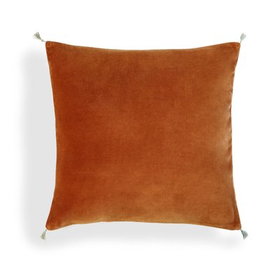 Housse de coussin velours de coton DANUBE FEBRONIE