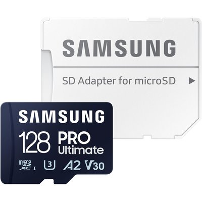 Carte Micro SD 128 Go Pro Ultimate avec adaptateur SAMSUNG