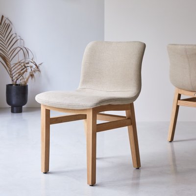 Chaise linen en chêne massif COCOON TIKAMOON
