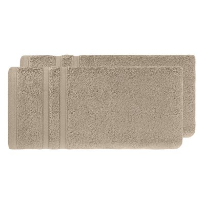 Lot de 2 serviettes en coton biologique 520 g/m² BIO ORGANIKA SENSEI MAISON