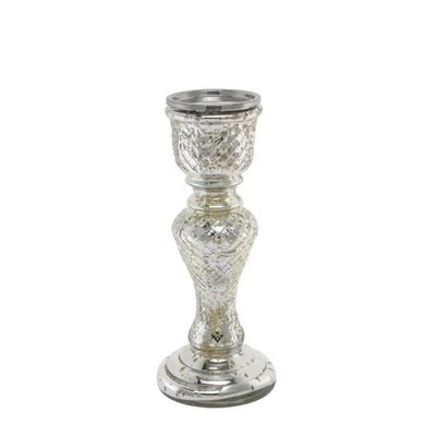 Porte-bougie décoratif en verre H31 SIA DECO