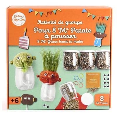 Coffret DIY - Mr Patate à faire pousser RADIS ET CAPUCINE
