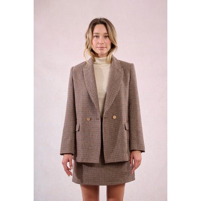 Giacca blazer in pied-de-poule MOLLY BRACKEN