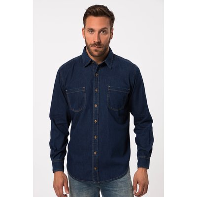 Chemise jean bleu foncé homme shop