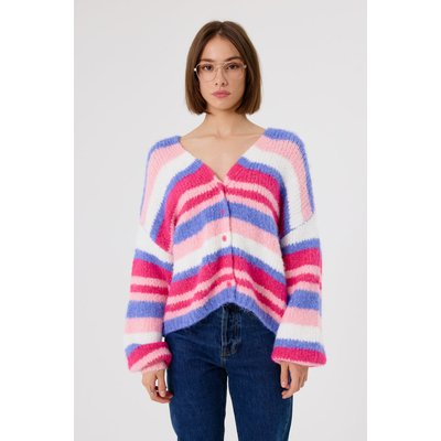Cardigan à rayures modernes DALVA ARTLOVE