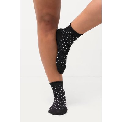 Chaussettes à pois, bords roulottés ULLA POPKEN