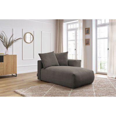 Méridienne pour canapé modulable 1 place(s) en velours côtelé, VOLTAIRE BOBOCHIC