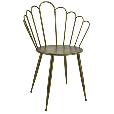 Chaise en métal doré antique Gatsby AUBRY GASPARD