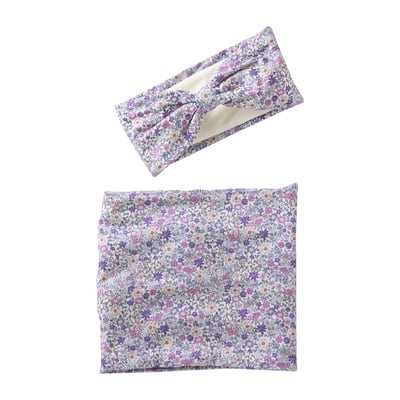 Ensemble bandeau et snood jersey VERTBAUDET