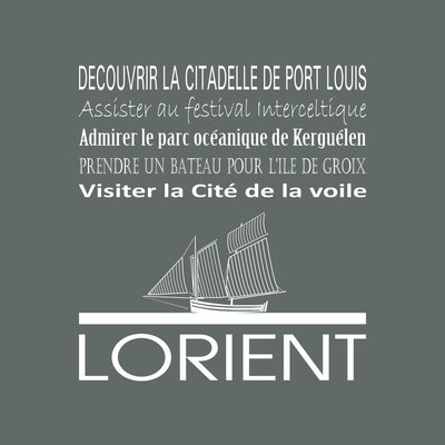 Tableau Mural Lorient RÉGIONALISME CEANOTHE