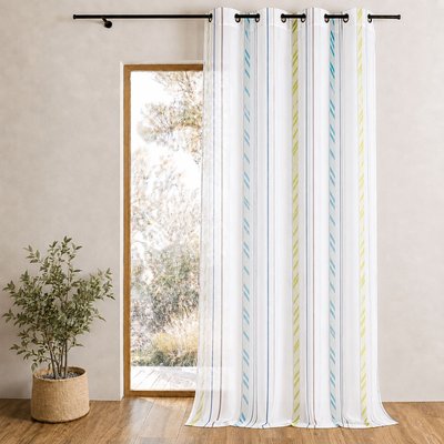 Voilage organza à rayures verticales HOME MAISON