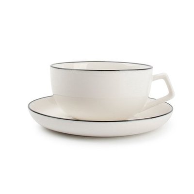 Lot de 4 tasses et soucoupes STUDIO BASE SP COLLECTION