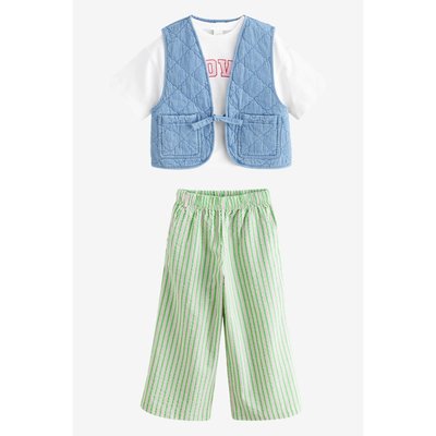 Gilet matelassé, t-shirt pantalon, ensemble NEXT